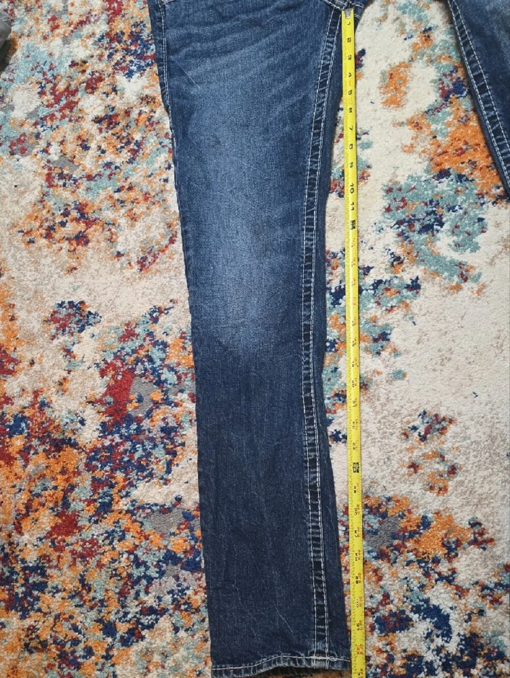 True Religion Geno Relaxed Slim Jeans Dark Wash 30